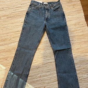 Agolde Mid Rise Relaxed Boot size 26